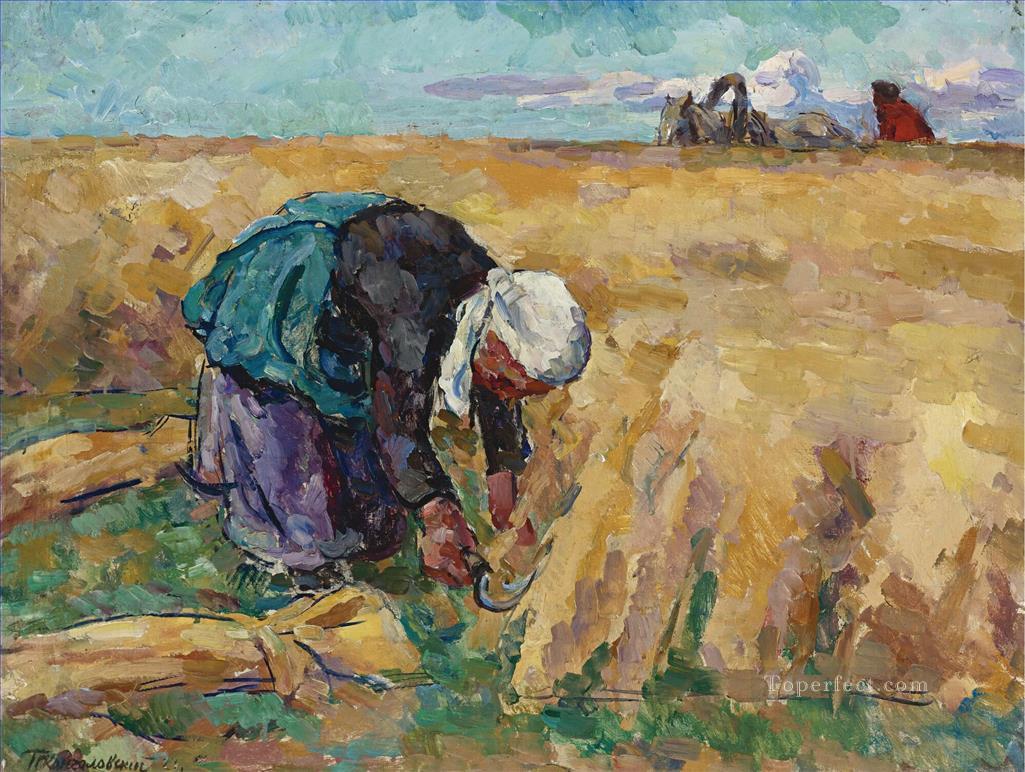 小麦刈り師 ペトル・ペトロヴィッチ・コンチャロフスキー油絵